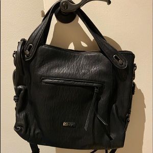 Beautiful black Jessica Simpson handbag with crossbody strap. Used once!